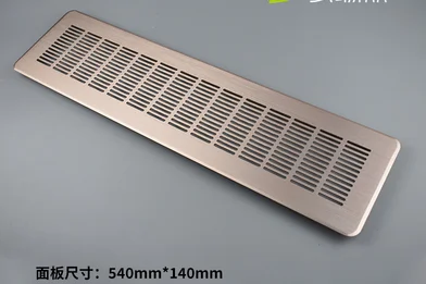 540*140mm Air Hood Exhaust Vent Rectangular Vents Grille Ventilation Hood Closet Shoes Wardrobe Mesh Louver Vent Home Decoration