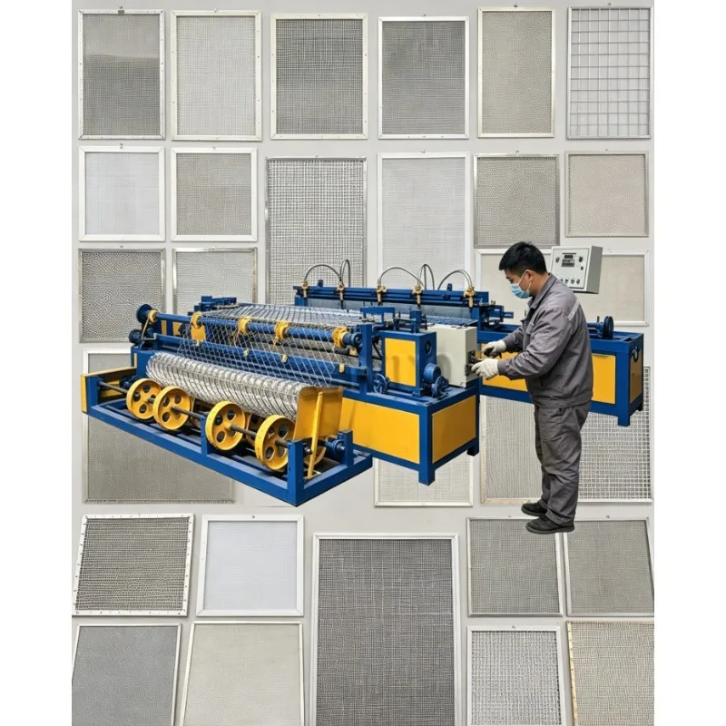 

4 Meter Width Automatic Chain Link Fence Machine High Stability Diamond Wire Mesh Weaving Production Line CE Certified