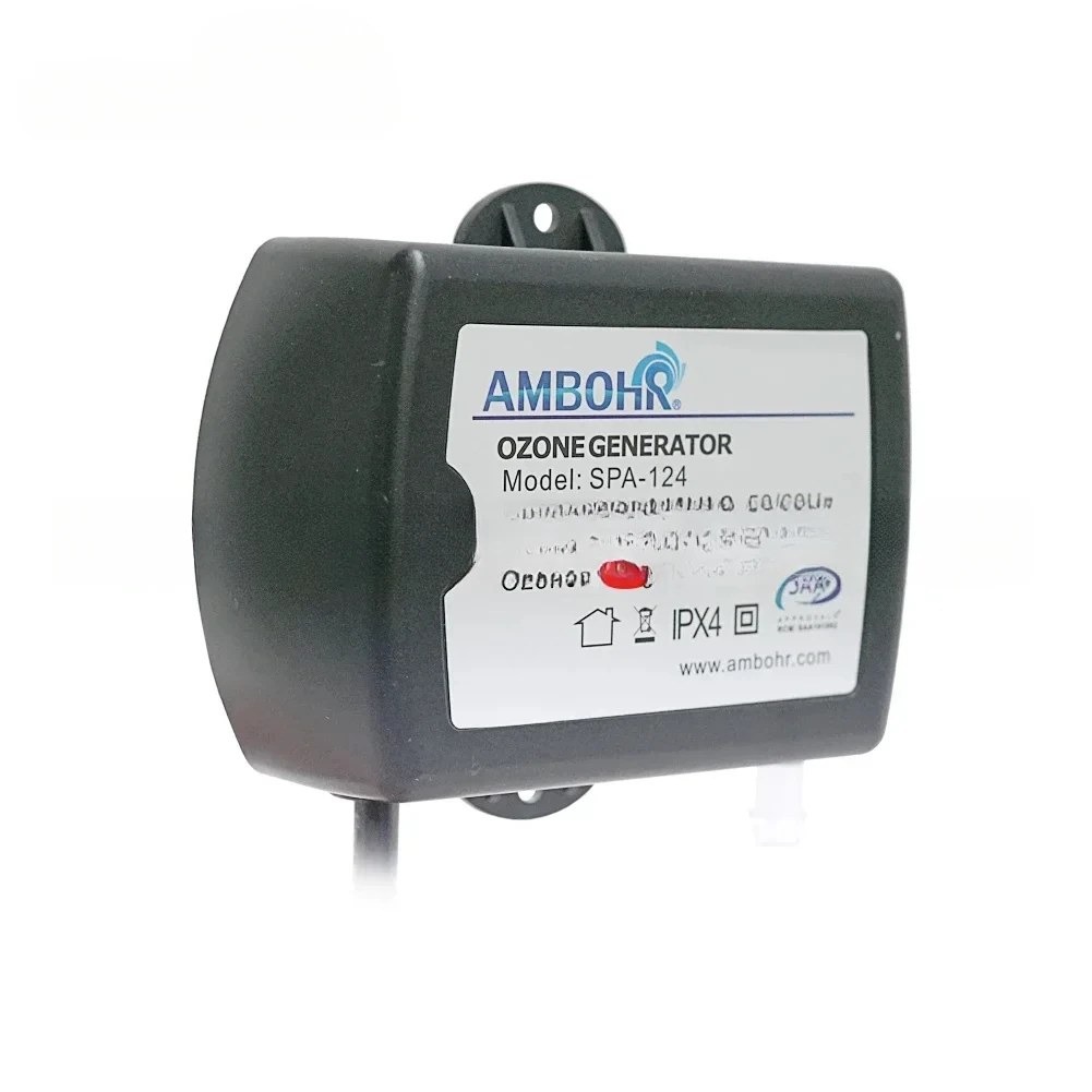 AMBOHR SPA-124 100 mg/u Spa Ozonator Mini Home Draagbare Ozongenerator Voor Koude Duik Waterzuivering En Zwembad