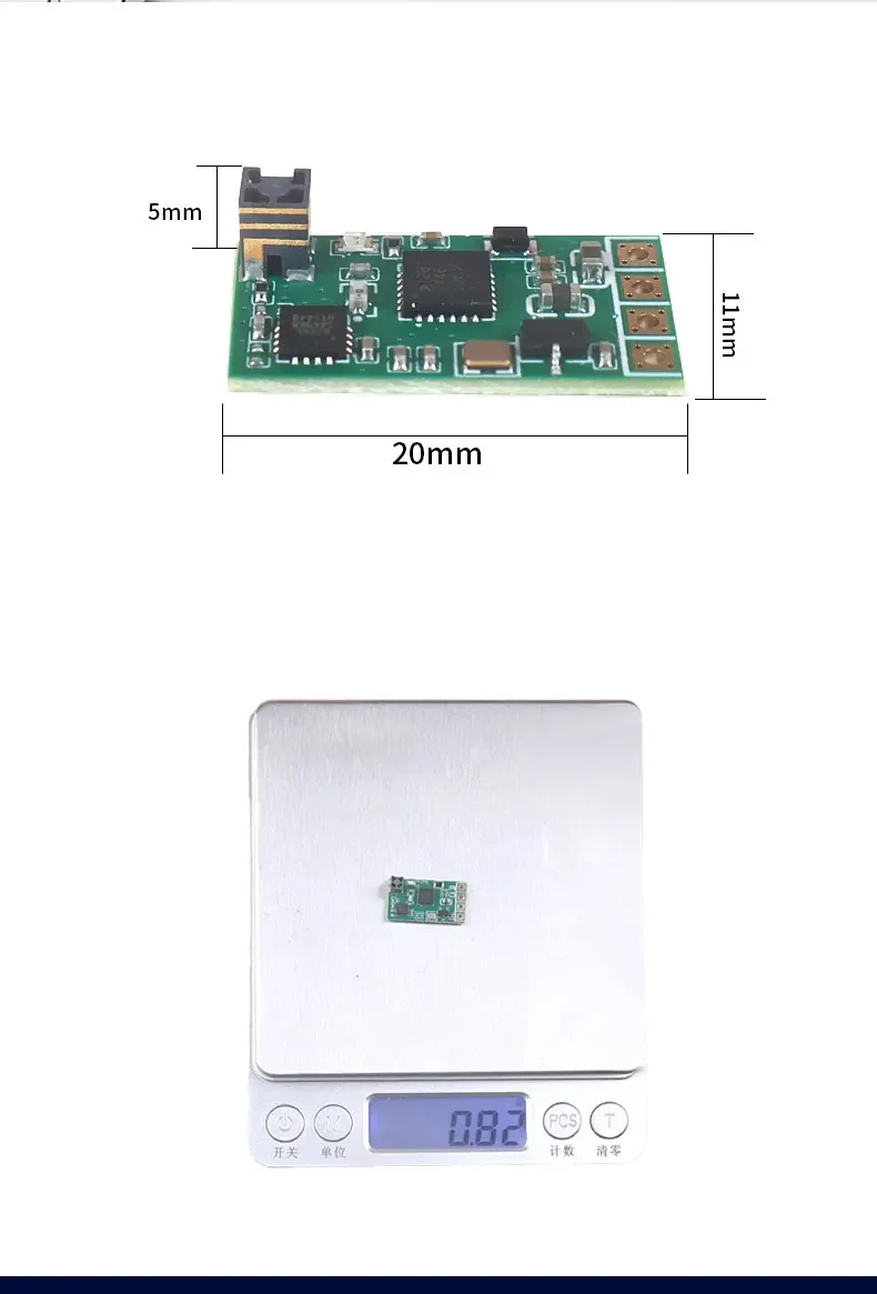 헬리콥터 FPV 프리스타일 장거리 드론 DIY 부품용 Goosky 2.4G ExpressLRS ELRS 수신기