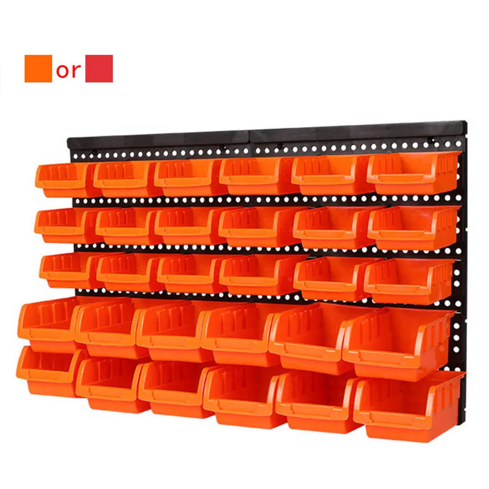 Wall Mounted Tool Storage Bins Wall Mount Tool Organizer Rack Wall Mounting Tool Storage Board Container Easy Access Tool