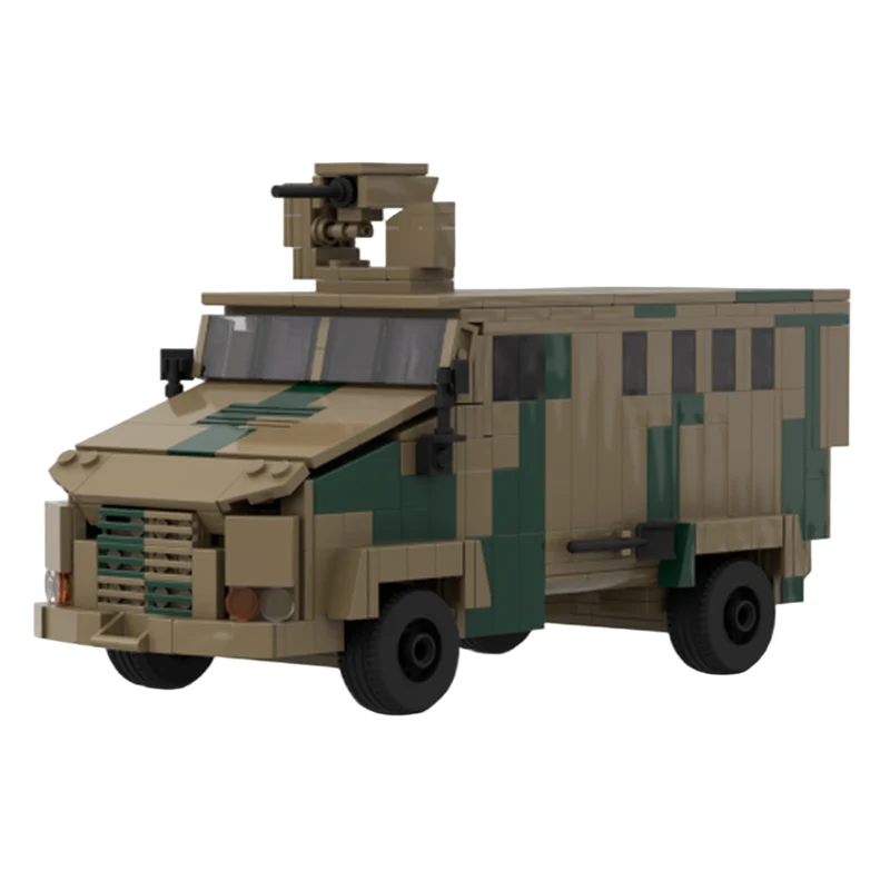 Ambush Protected Vehicle Model MOC Building Bricks War Equipment Modular Technology Gifts Holiday Assemble Children Toys Suit