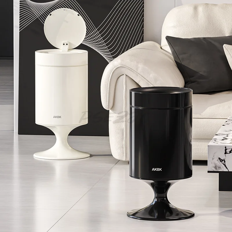 Household 15L Intelligent Sensing Garbage Bin Made of Stainless Steel with A High-end Feel The Living Room Is Movable
