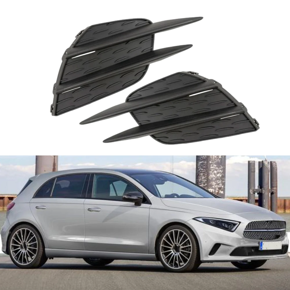 Left Right 1778858400 177885830 Car Front Fog Lamp Lower Bumper Grille Grill  For Mercedes Benz A Class W177 2019 2020 2021 2022