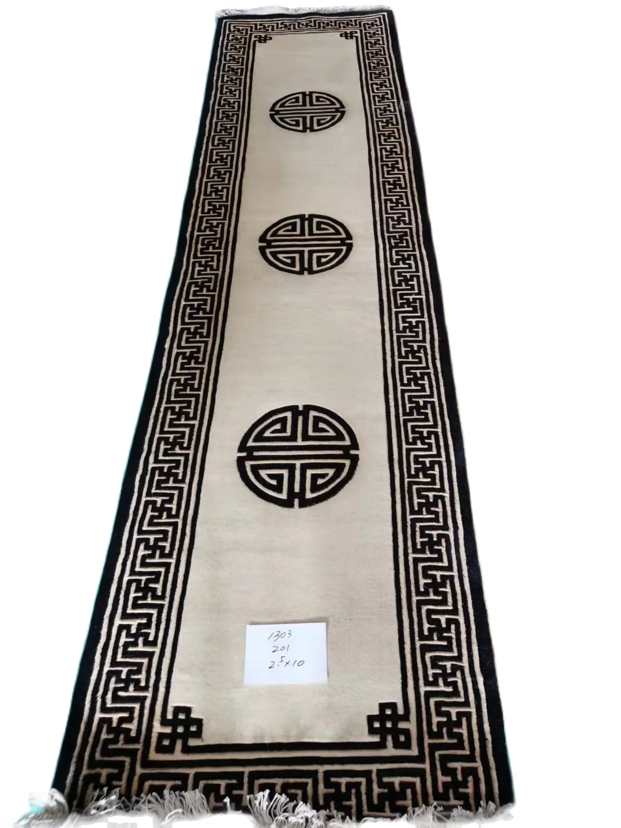 

Free shipping 2.5'x10' 90Lines Corridor Carpet Hand Knotted rugs 100% New Zealand thick plush Carpet