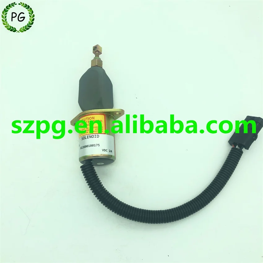 

612600180175 Flameout Solenoid Valve 24V for Weichai Wheel Loader