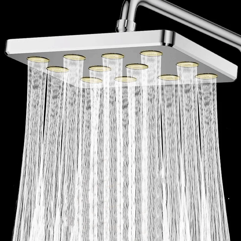 10-inch Large Shower Head Universal Large Shower Head Pressurized Anti-blocking Shower Head Bathroom Rotatable Top Spray