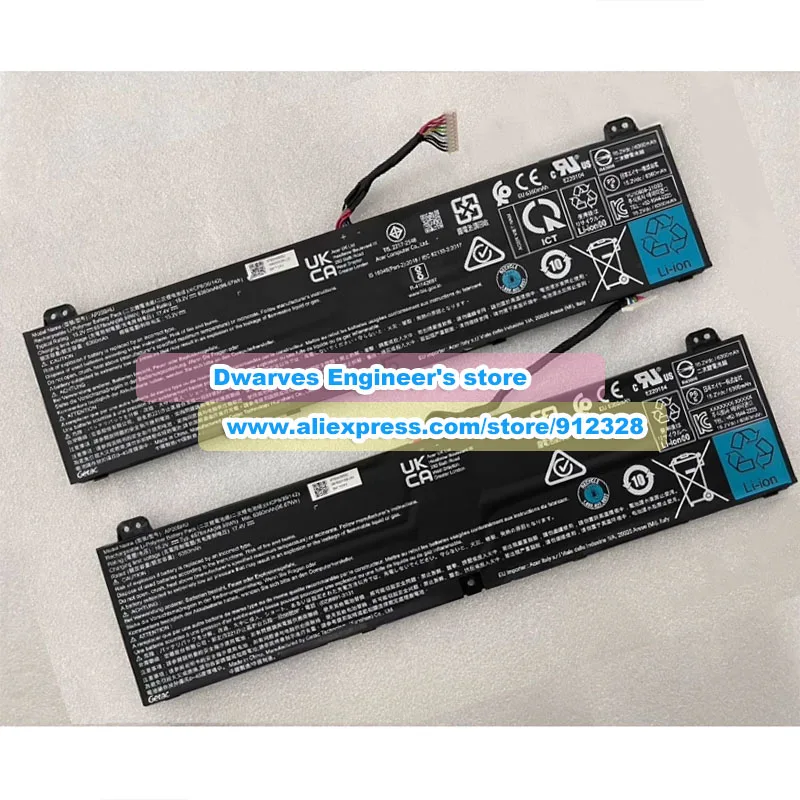 Genuine 15.2V 6758mAh 99.98Wh Battery AP20BHU For ACER Predator Triton 500 SE PT516-51s PT516-52s Laptop Batteries