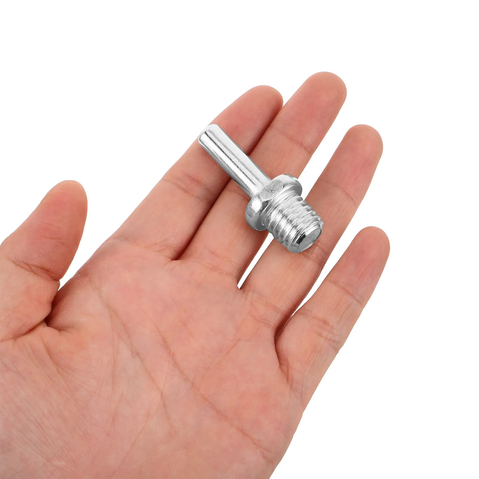 10Pcs Connecting Rod Angle Grinder Adapter Heavy Duty Metal Drill to Polisher Converter Secure Screw Shaft for Car Polishing