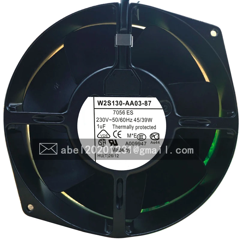 

BRAND NEW ORIGINAL W2S130-AA03-87 W2S 130-AA 03-87 AC 230V 45/39W COOLING FAN 17251 17CM 172*51MM 5wires