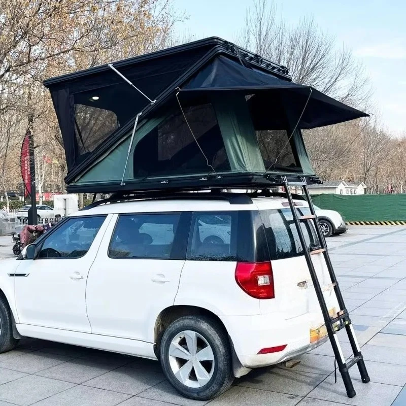 

Car roof tent, China's new Z-type outdoor triangle car, foldable hard shell roof, waterproof roof tent, camping SUV