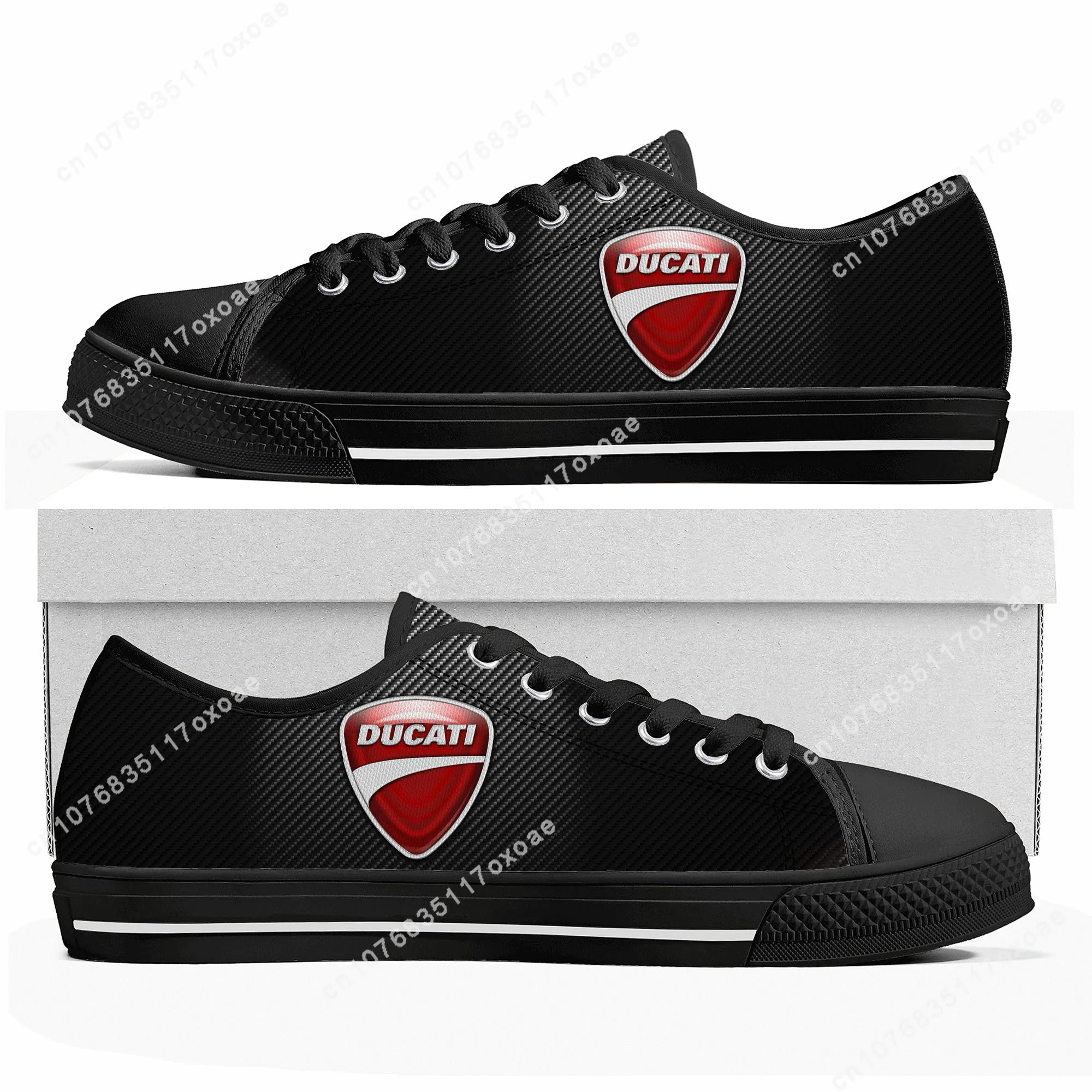 

Ducatis Italy shoes Low Top Sneakers Mens Womens Teenager High Quality Canvas Sneaker couple Casual Shoes Custom Made DIY Shoe