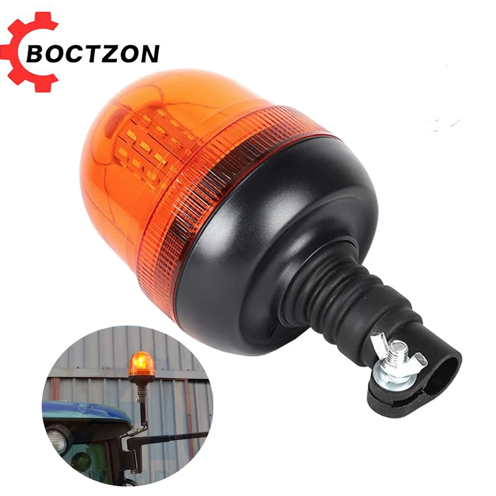 12/24V 60LED Waterproof Warning Emergency Strobe Light Flashing Beacon Rotating Signal Security Alarm Lamp Vehicle Truck Tractor