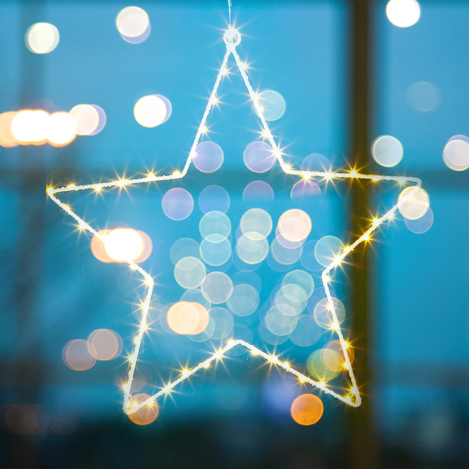 5 luces navideñas con forma de - Outdoor Lighting No Wiring reseña y precio