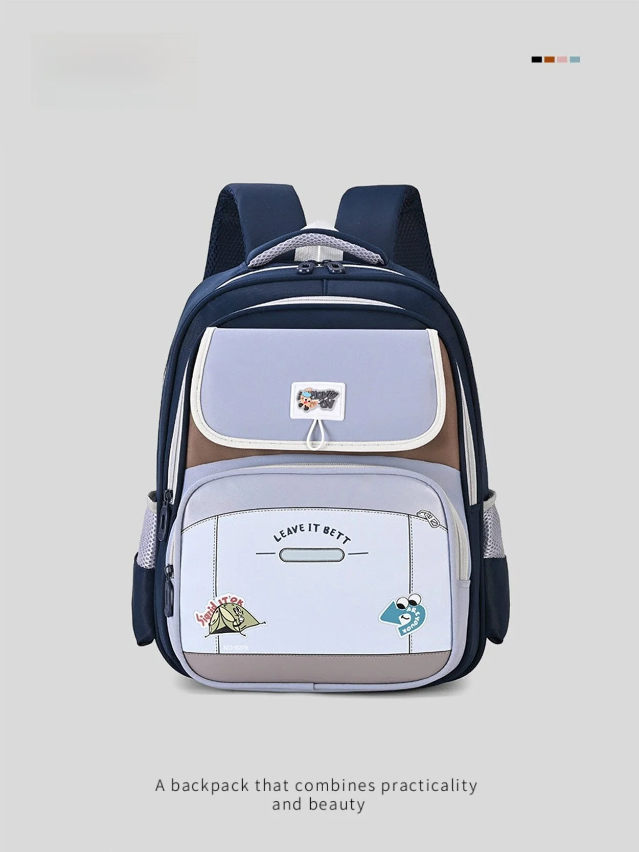 zgzy-children's-backpack-nursery-boy-travel-lightweight-spine-protection-new-baby-double-shoulder-bag-waterproof-polyester-in