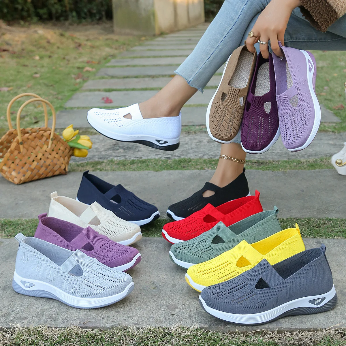 Zapatos Casuales Transpirables y Modernos para