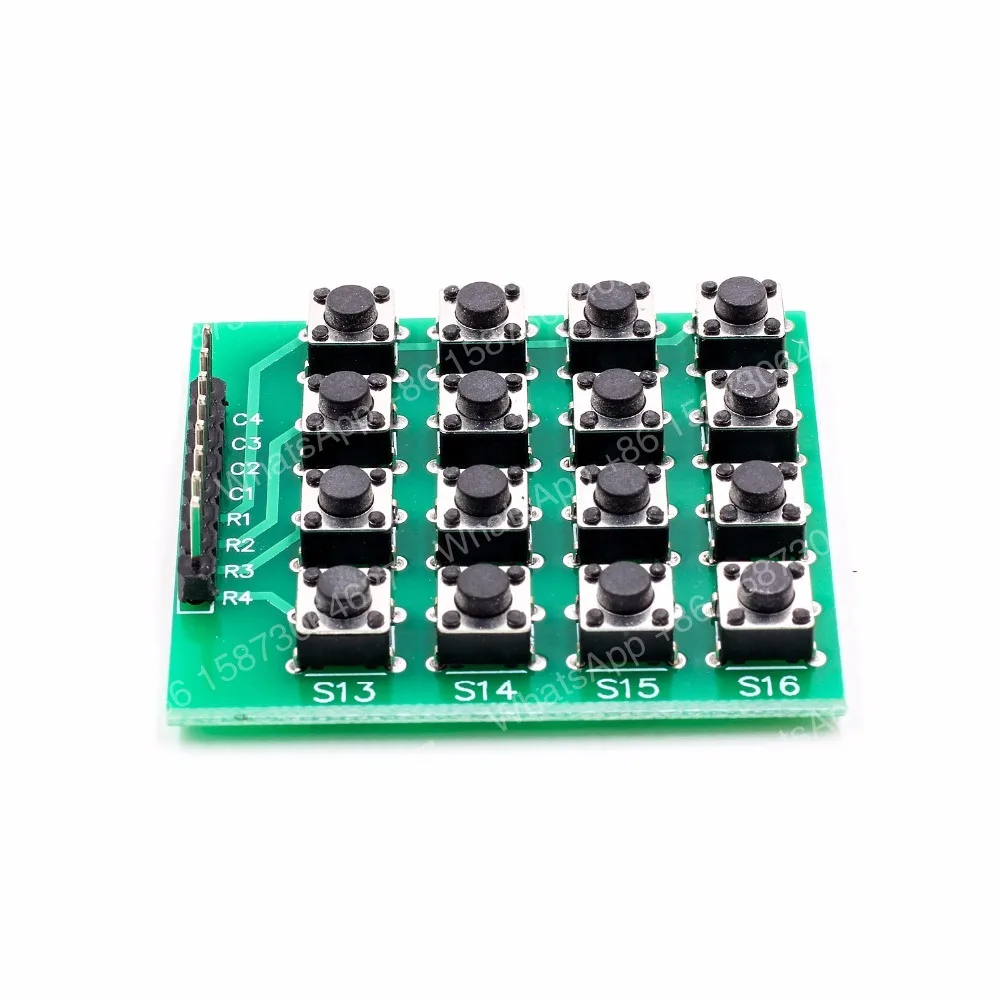 100pcs-8pin-4x4-4-4-matrix-16-keys-button-keypad-keyboard-breadboard-module-mcu-for-arduino-diy-kit