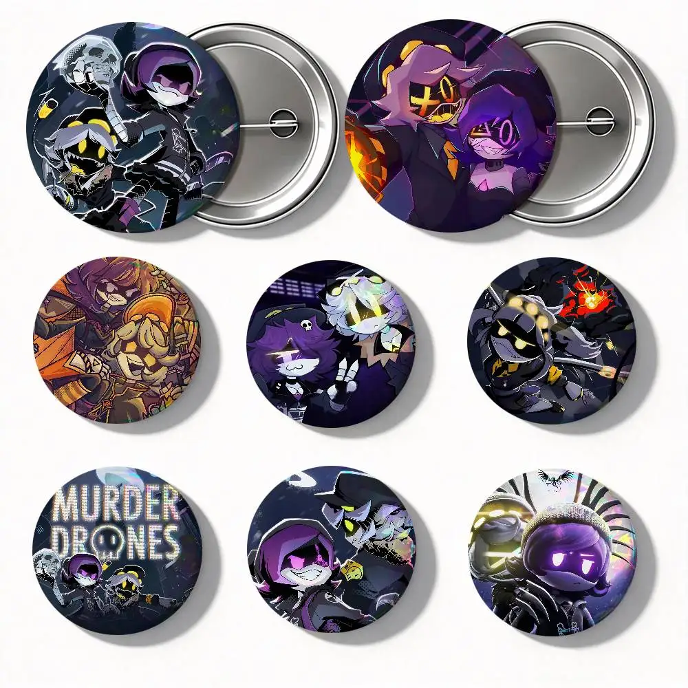 Anime Murder Drones Game Round Badges Can Be Used To Decorate Clothes And Backpack Pins
