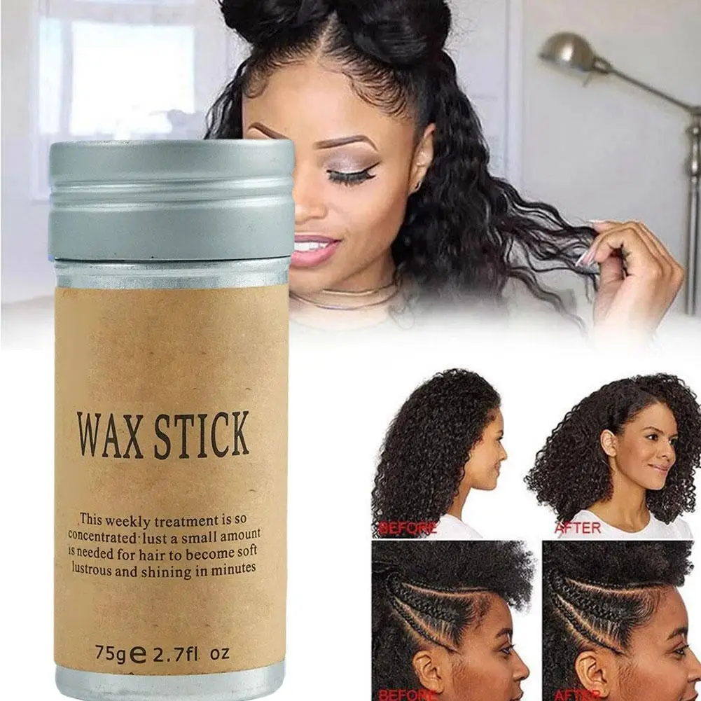 3pcs 75g Strong Hold Hair Wax Stick For Hair Styling Wig Knots Healer Gel Stick Thin Baby Hair Perfect Line