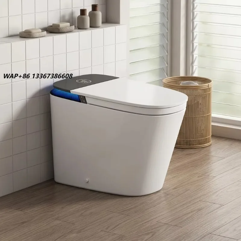 High-end Electric Built-in Water Tank Heated Seat Remote Control Bathroom Integrated Floor Mounted Smart Toilet
