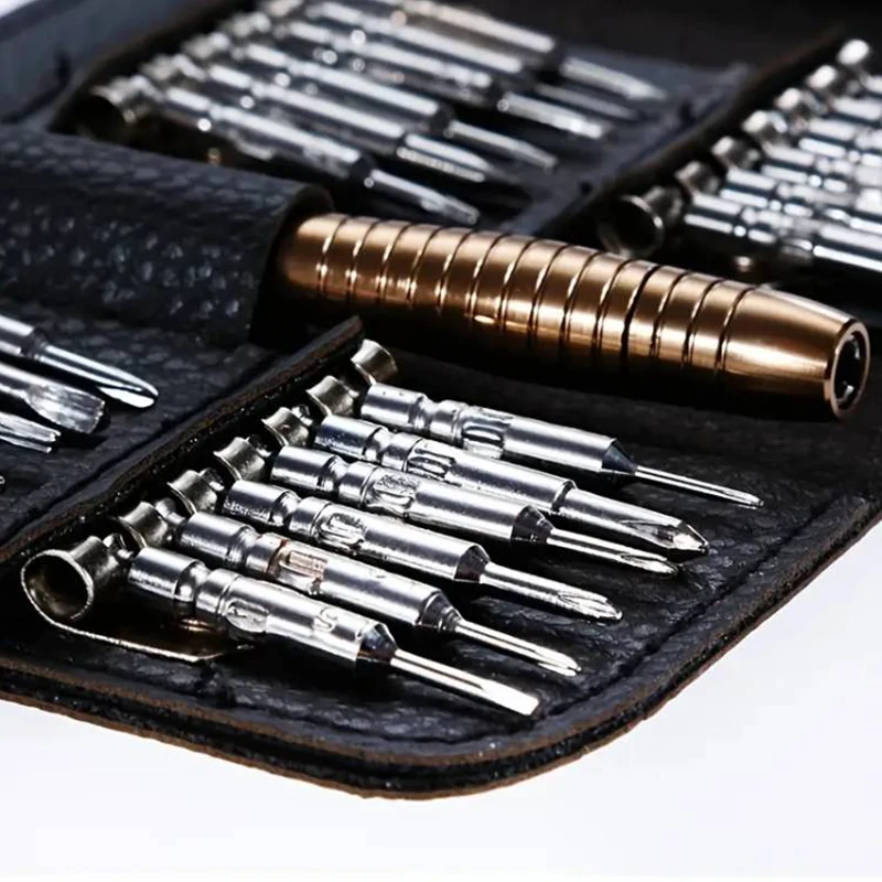 1 set, precision screwdriver, 25in 1 repair kit, small screwdriver, star/y/Flat blade/triangle screwdriver