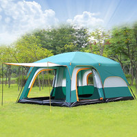 8-10 person Big Camping Tent Waterproof 2 Bedrooms big size travel tent Outdoor camping tent for family