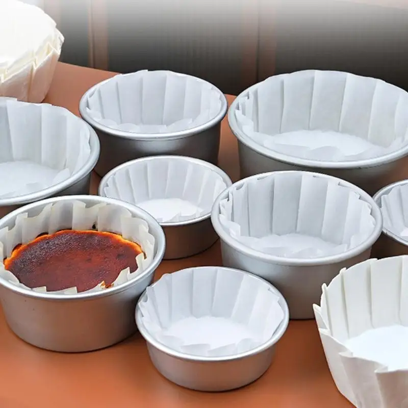 203C Giấy chống dầu bọc Basques Bánh giấy Đồ dùng làm bánh cho Basques