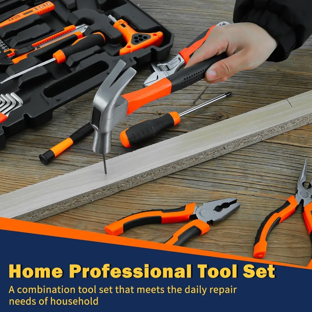 Tool Kit - 84 Pieces Professional Home Tool Set Ideal for Household Repair DIY Crafts (45 Types of Sets)