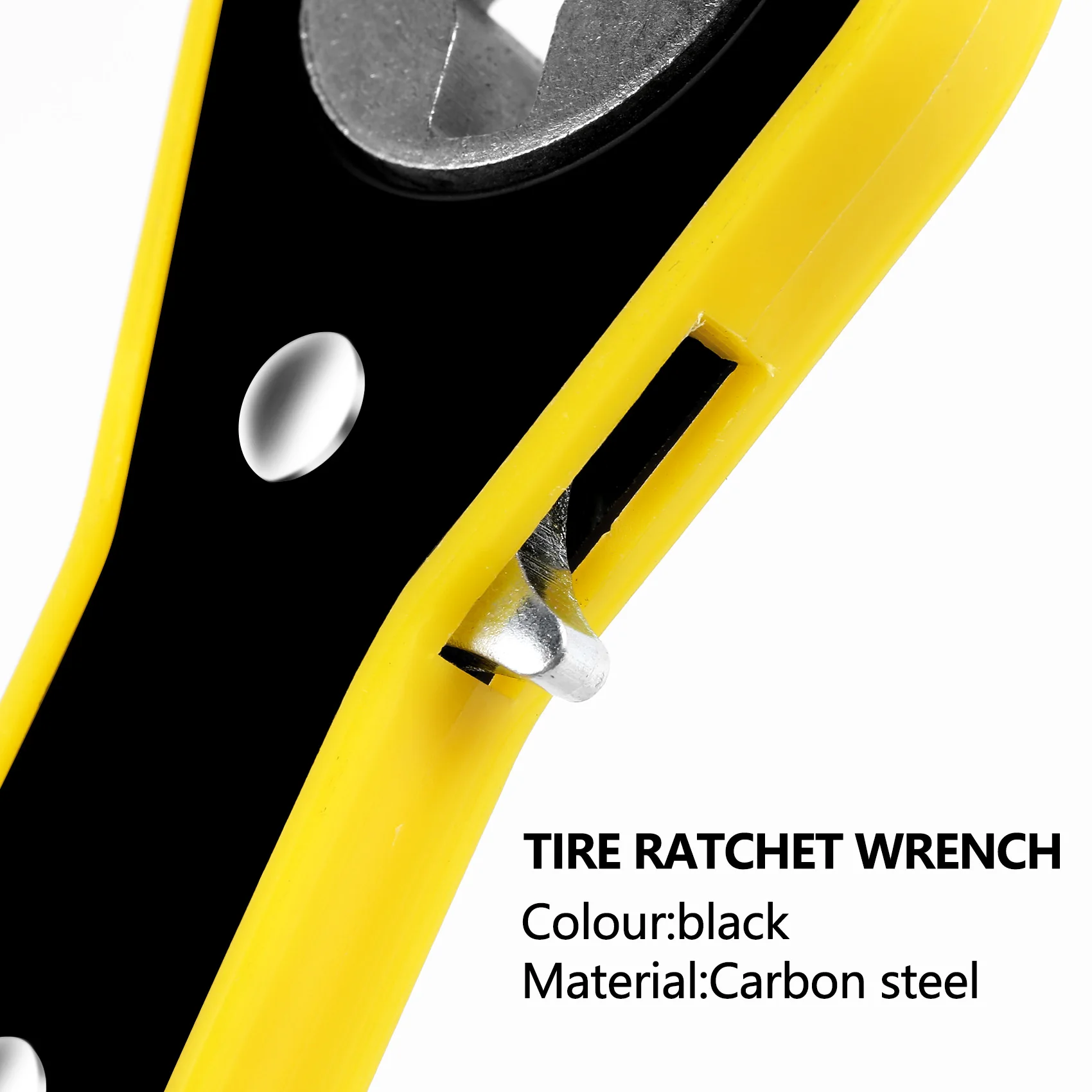 A09E-Automobile Tire Ratchet Wrench Tire Jack Removal Wrench Jack Labor Saving Wrench Jack Rocker
