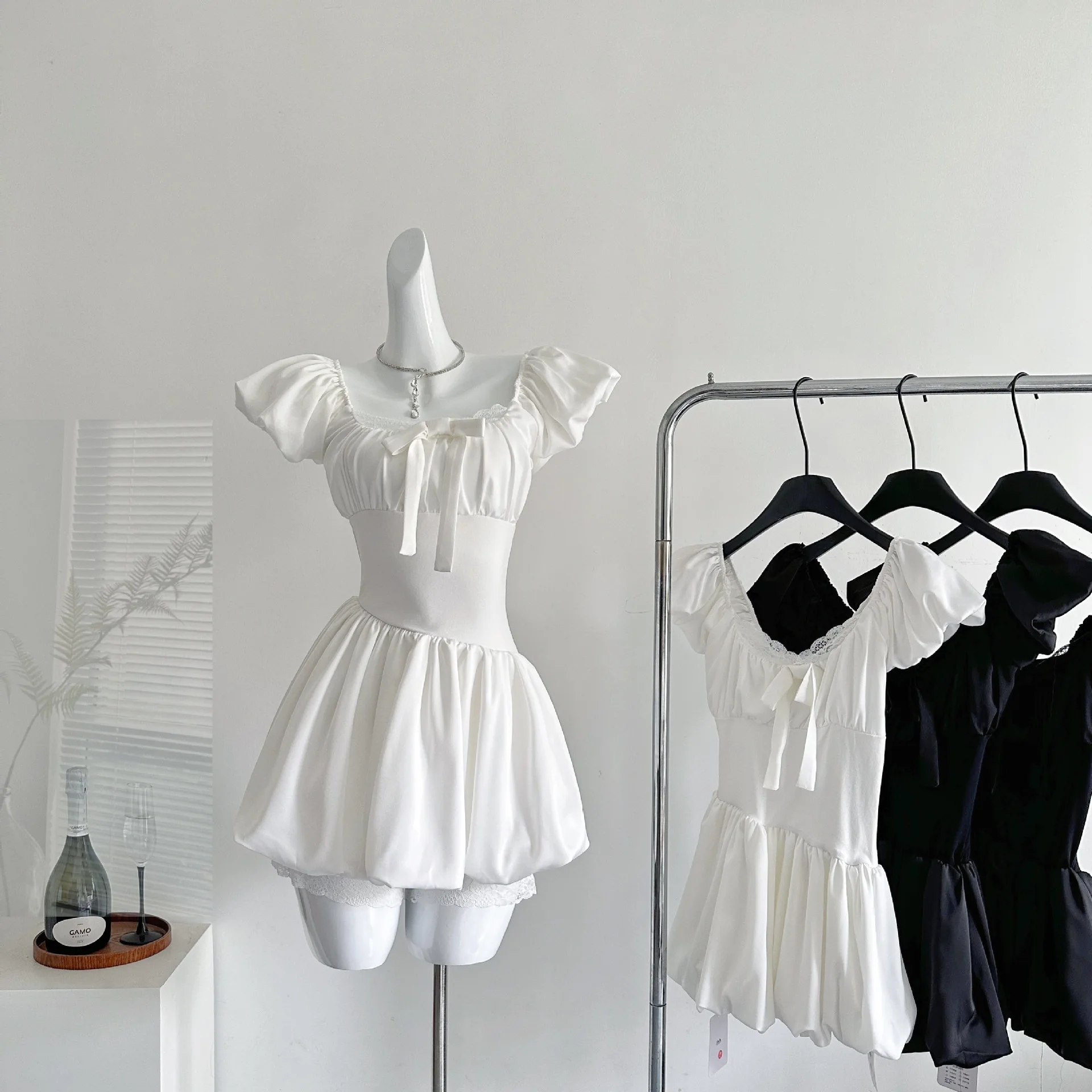 

2025 new dresses with gentle temperament, fresh and elegant holidays, dresses, women's dresses, club clothing, Vestidos
