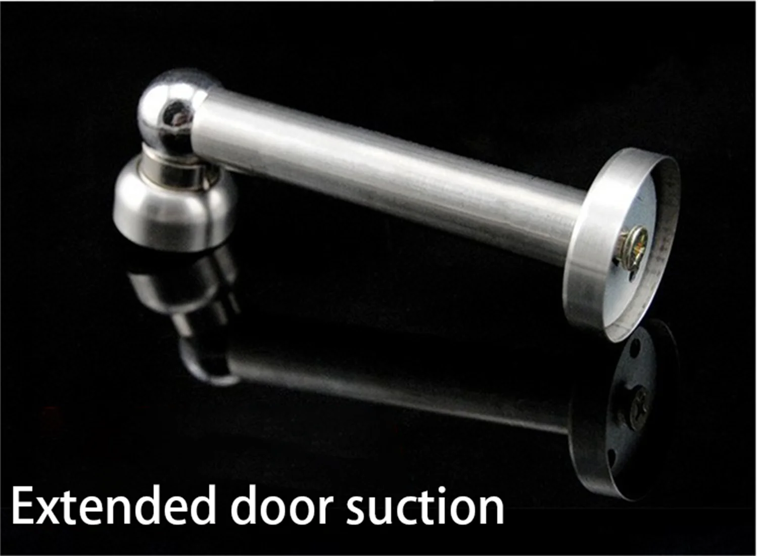 Solid extended stainless steel door top bathroom door stopper door bumper rubber head anti-collision door stopper door stopper c