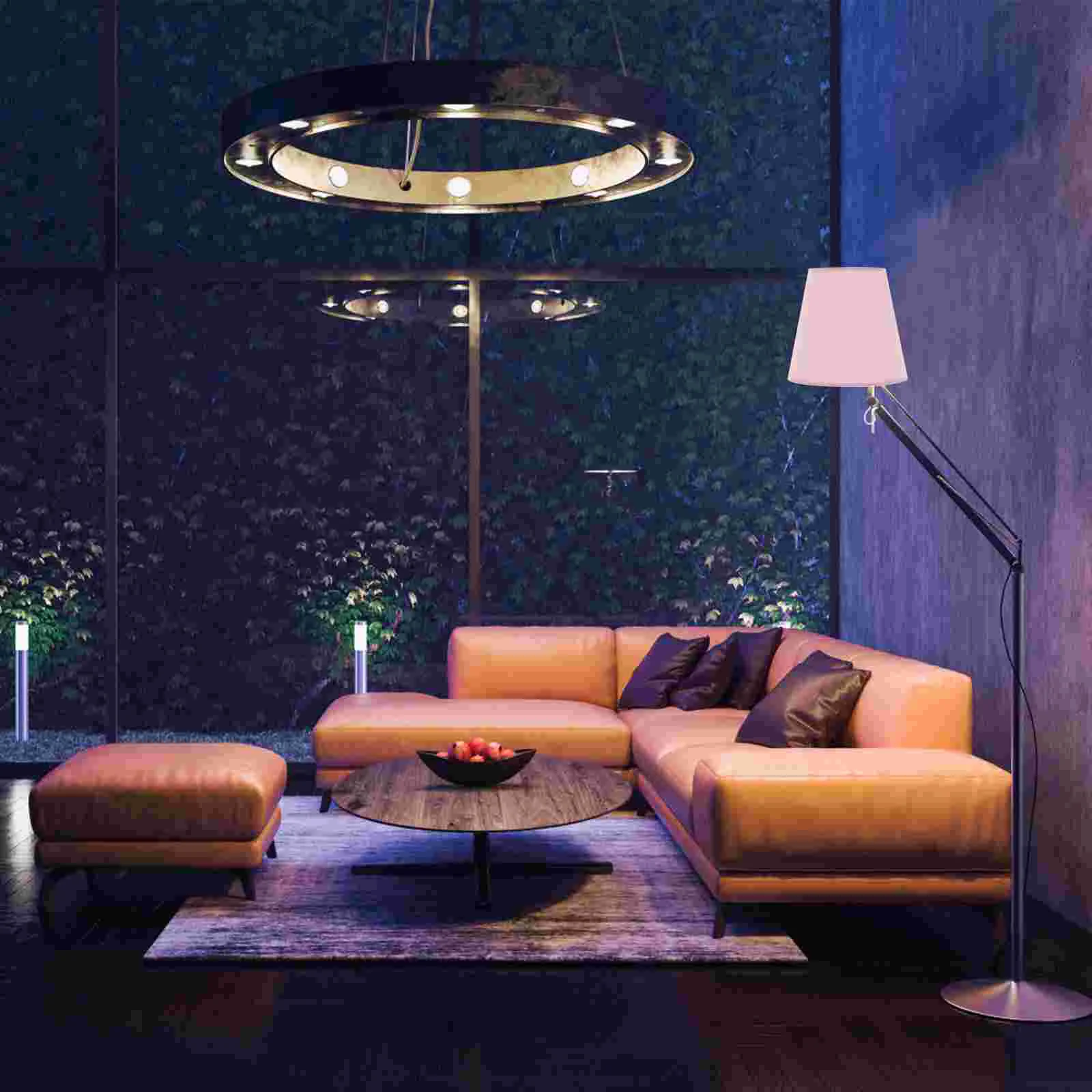 Light Bulb Table Lamp Pendant Shade Black Candles Lights Metal Covers for Ceiling Bedroom