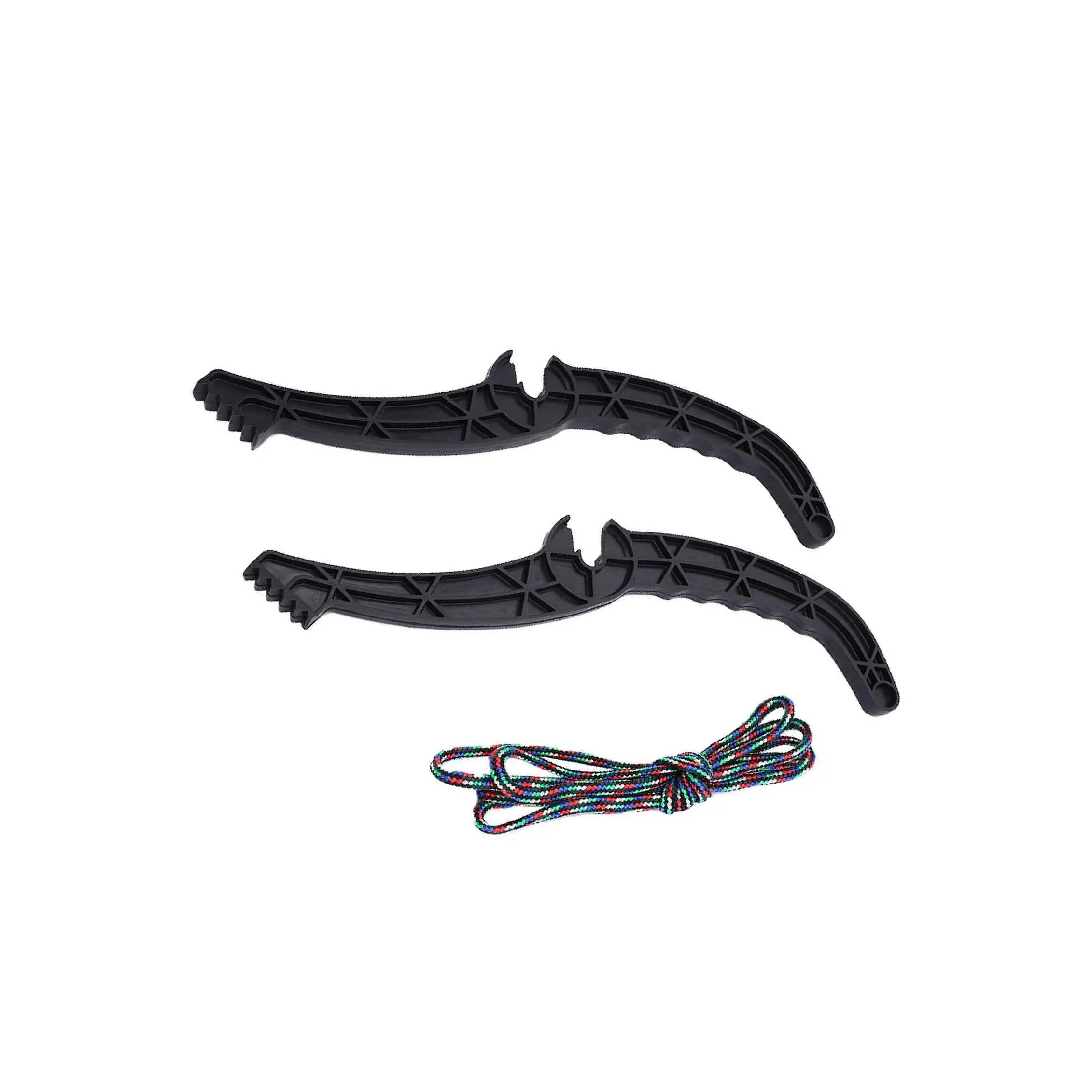 1 Pair Ski Sleds Brake Pads Non Slip for Grass Slide Outdoor Sports Sledding