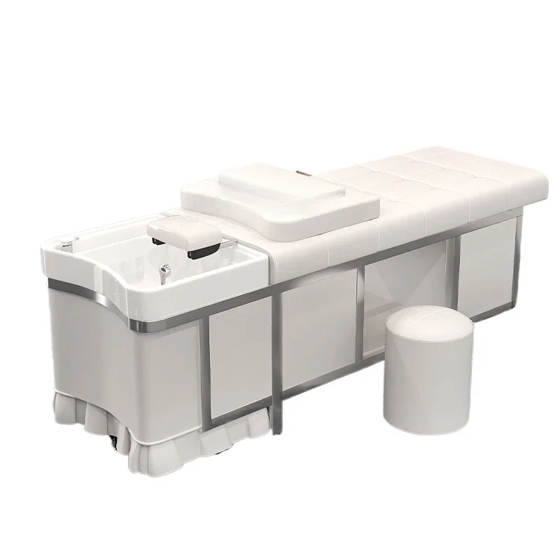 high-end head treatment bed beauty salon hair salon shampoo bed water heater fumigation water circulation integration