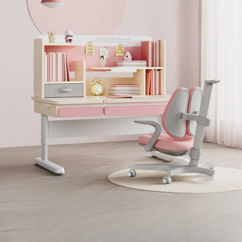 Children's desk, home adjustable desk, study desk and chair set, ID212NX