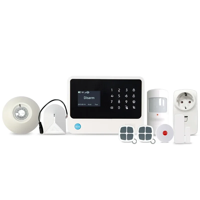 LoRa long range smart home security system with home automation control and 433mhz sensors support