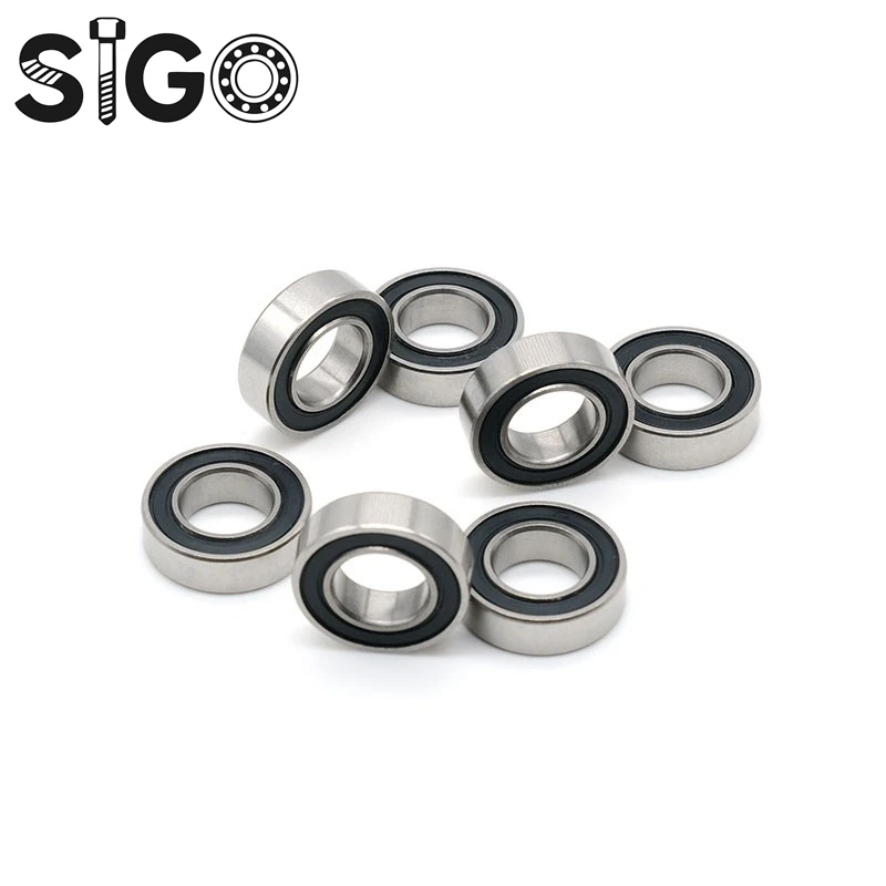 10 قطعة محامل بكرة الصيد SR166 2RS CB ABEC7 4.763X9.525X3.175 ملليمتر الفولاذ المقاوم للصدأ الهجين محمل كروي سيراميك SR166-2RS CB #3