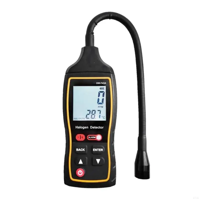 

E74E Halogen Detector with Sound Light Vibration Alarm Refrigerants Leak Detector