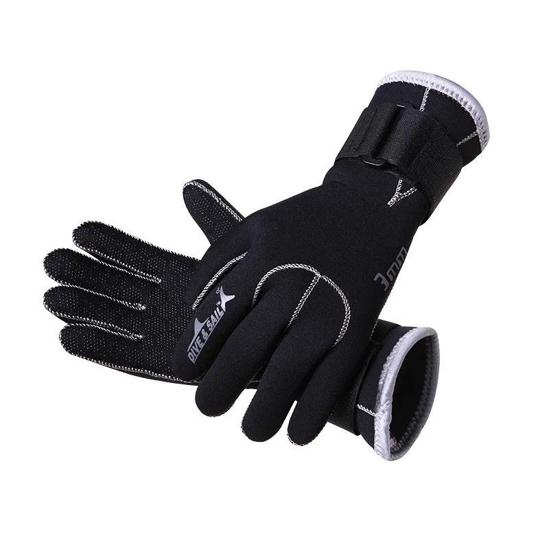 Submarine Gloves for Drifting and Surfing, Anti Slip, Wear-Resistant, Scratch and Rubber, 3mm, C756