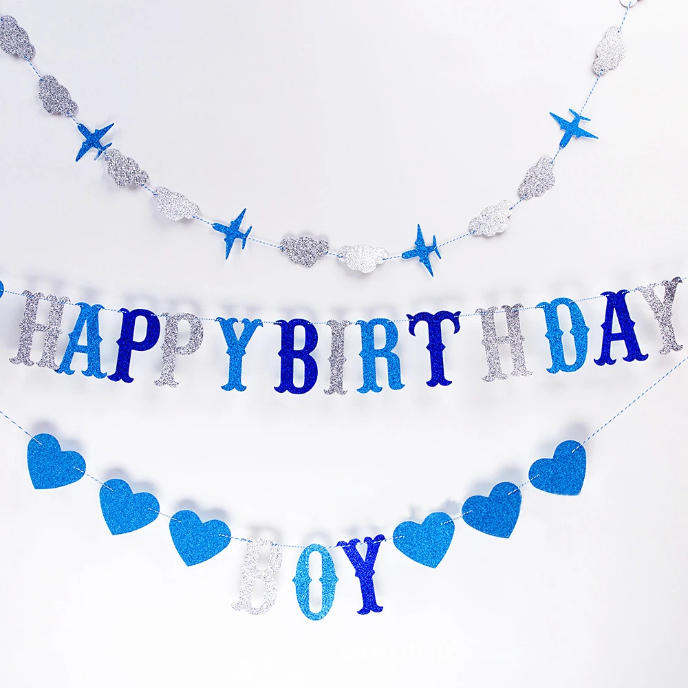 Globo de látex de 12 pulgadas para decoración de fiesta de cumpleaños, globo de nube azul y blanca, pancarta de avión, 10 unidades
