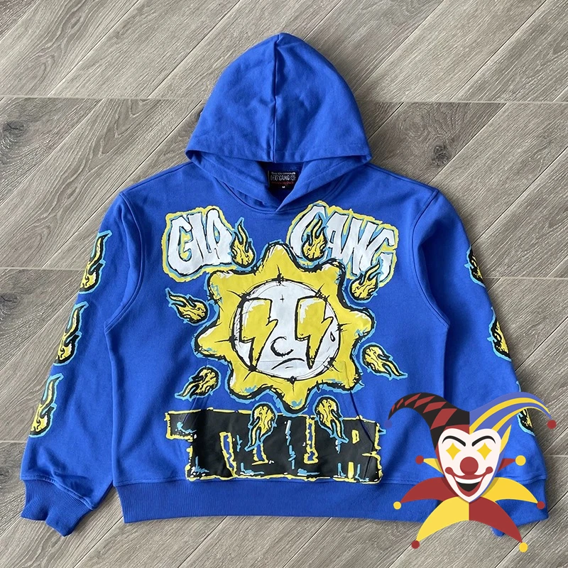 

Cartoon Print Glo Gang Renegades Hoodie Men Women 1:1 High Quality Casual Oversized Hooded