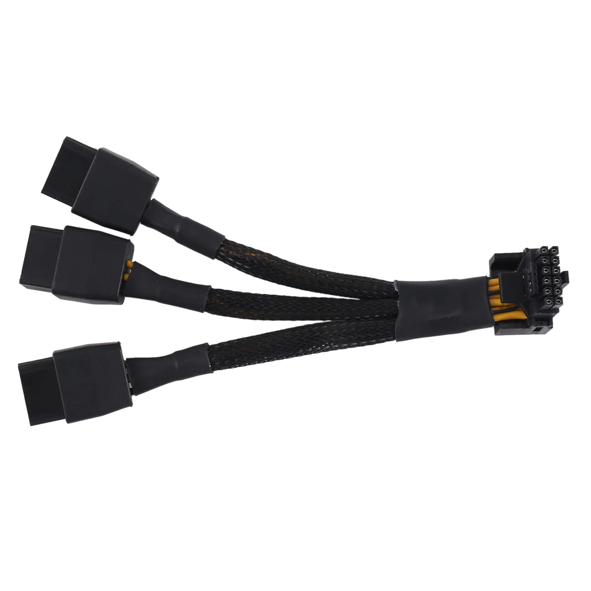 3X8Pin PCI-E to 16Pin(12+4) PCI-E 5.0 12VHPWR Connector 90-Degree Elbow Cable GPU RTX4090 RTX4080 Series P8X3 TO 16PIN-A