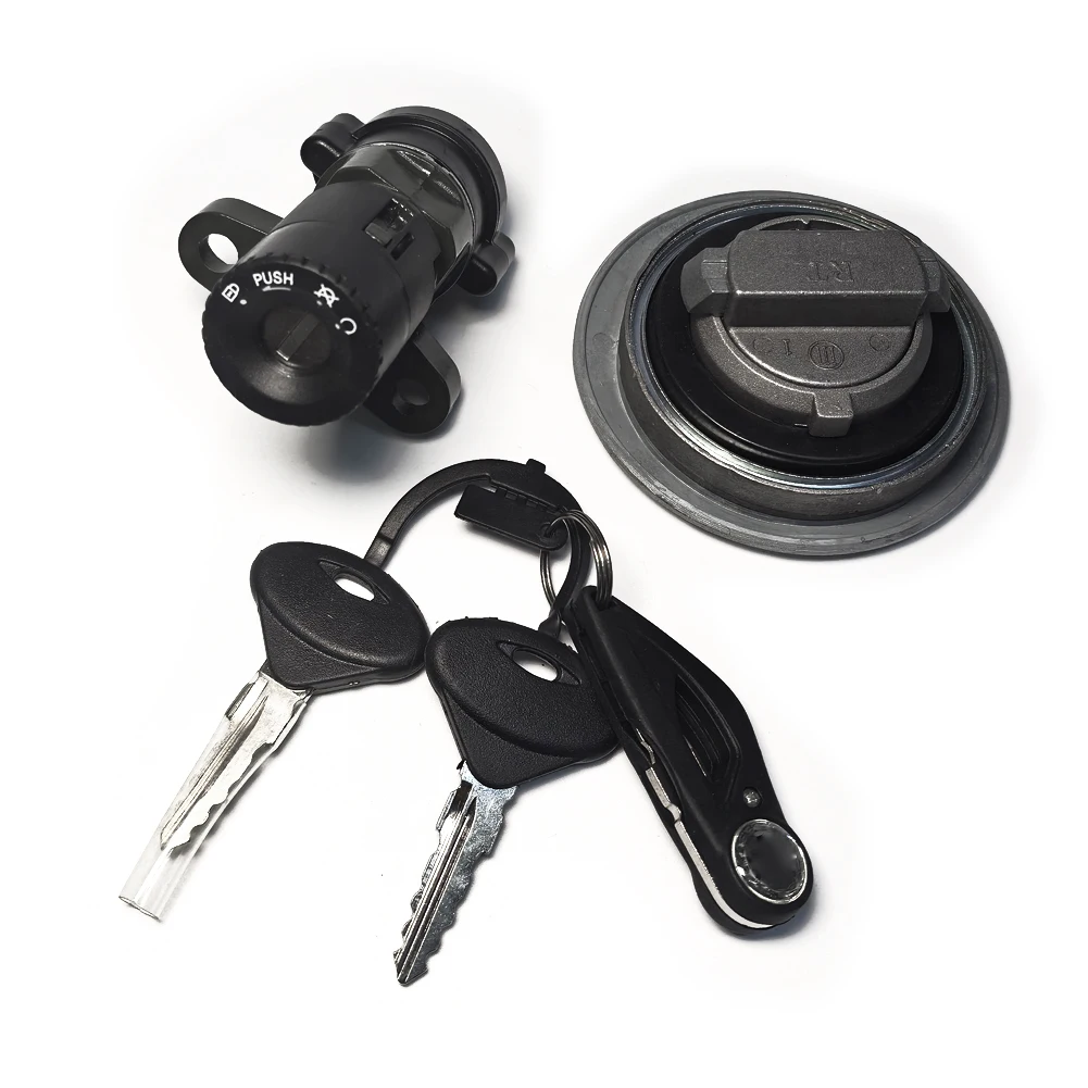 Motorcycle Ignition Switch Lock Fuel Gas Tank Cover Lock W/Keys For Benelli TRK502 TRK502X TRK 502X BJ500GS-A