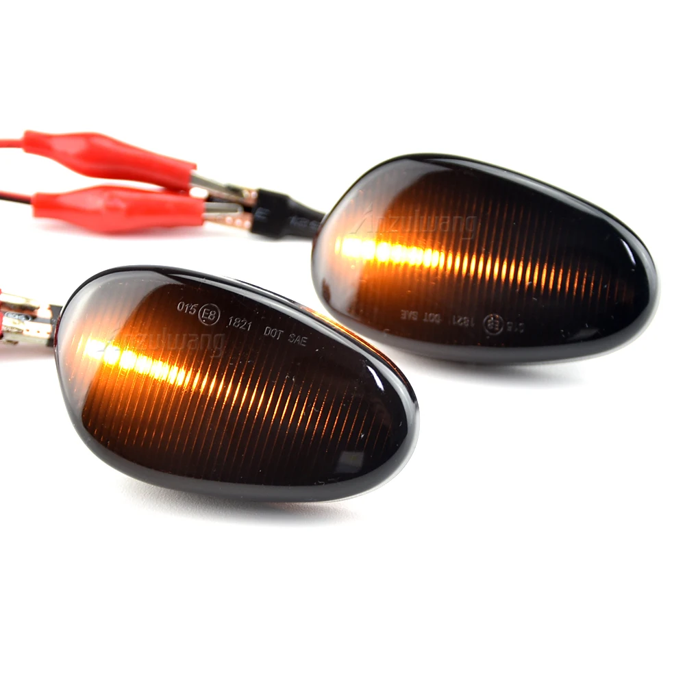2PCS Side Mirror Light Smoke Lens Rearview Mirror Indicator lights Signal Lamp For ALFA ROMEO 145 146 155 GTV SPIDER 60603161