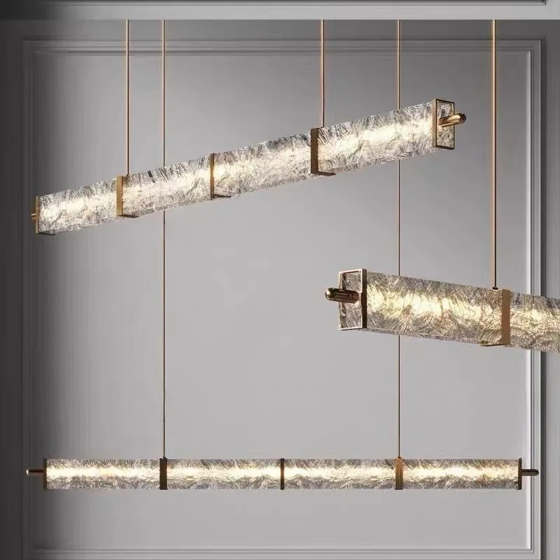 Italian light luxury restaurant lamps, post-modern minimalist designer high-end bar chandelier