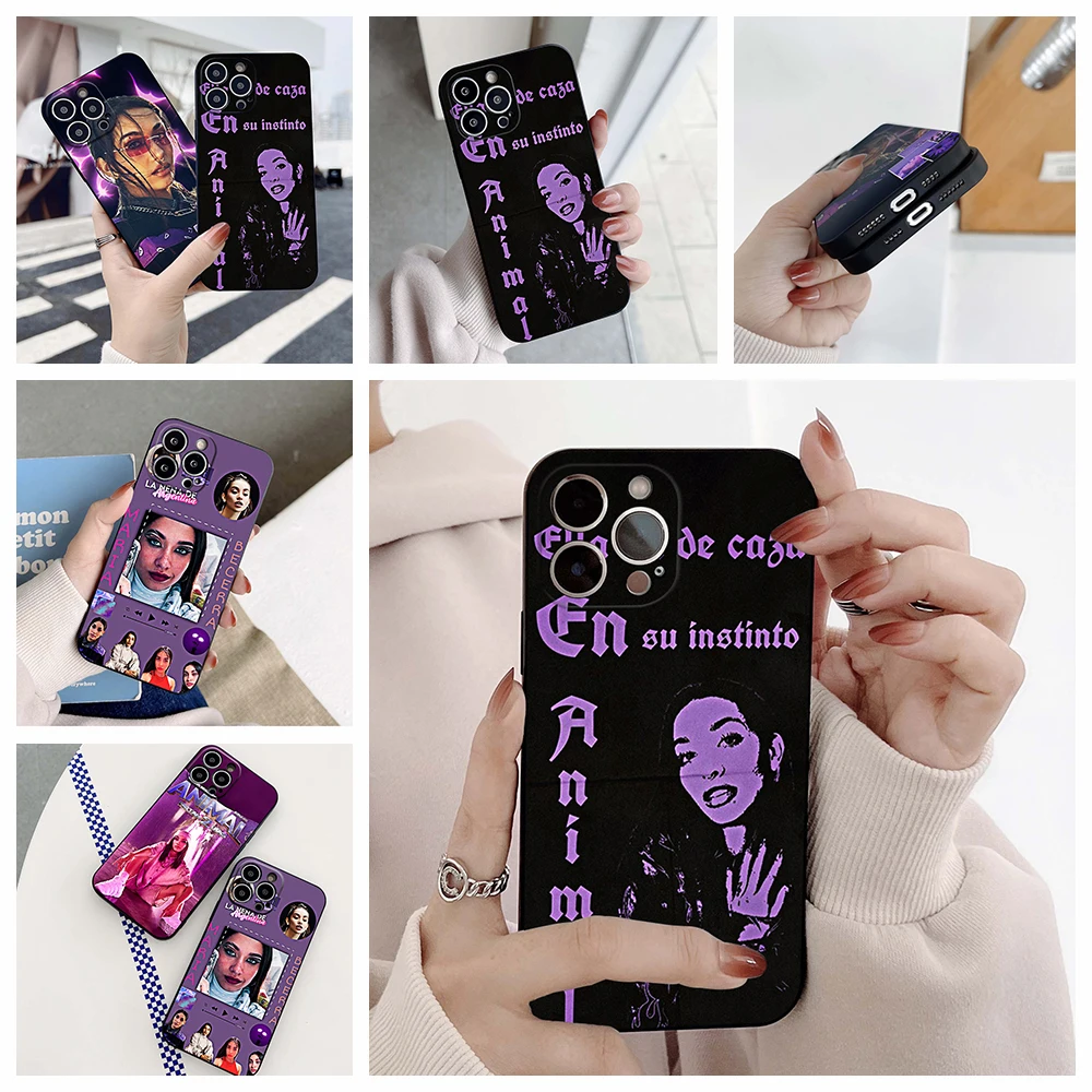 For IPhone14 Pro INS Maria Becerra Singer Phone Case for IPhone 11 12 13 14 Pro XR XS MAX 14 Plus SE 13 Pro Iphone Covers