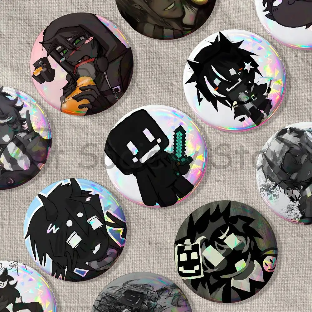 V-Verity Twixxel Badges Creative Tinplate Button Pins Brooch Creative Quotes Badge Clothes Backpack Jewelry Gift Fan Merchandise