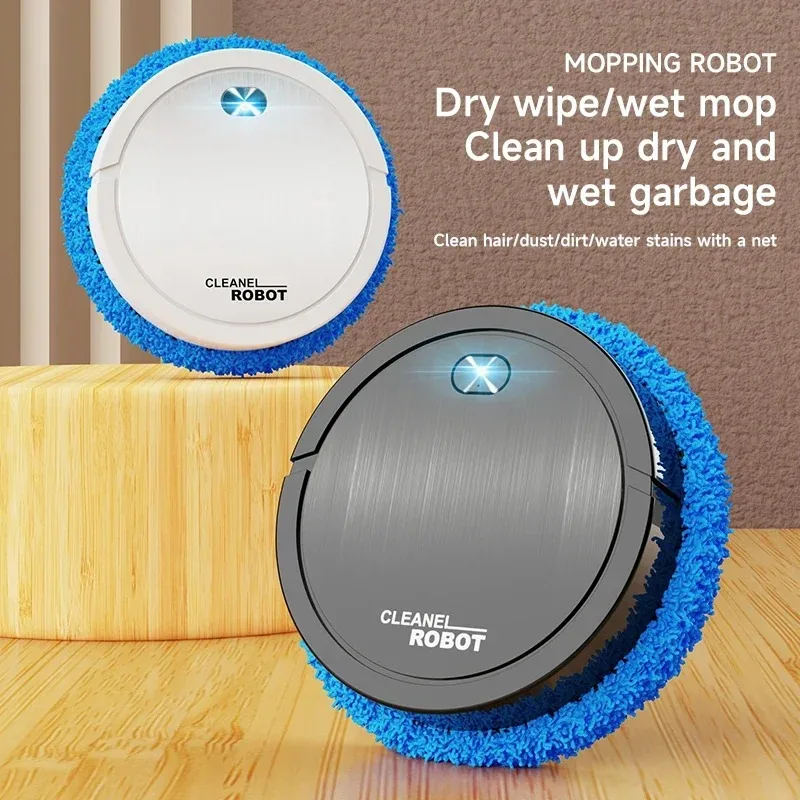 Fully Automatic Quiet Home Mopping Robot, Intelligent Sweeping Mopping, with Wash - free Cloth Automatic Cleaning Lazy Mop