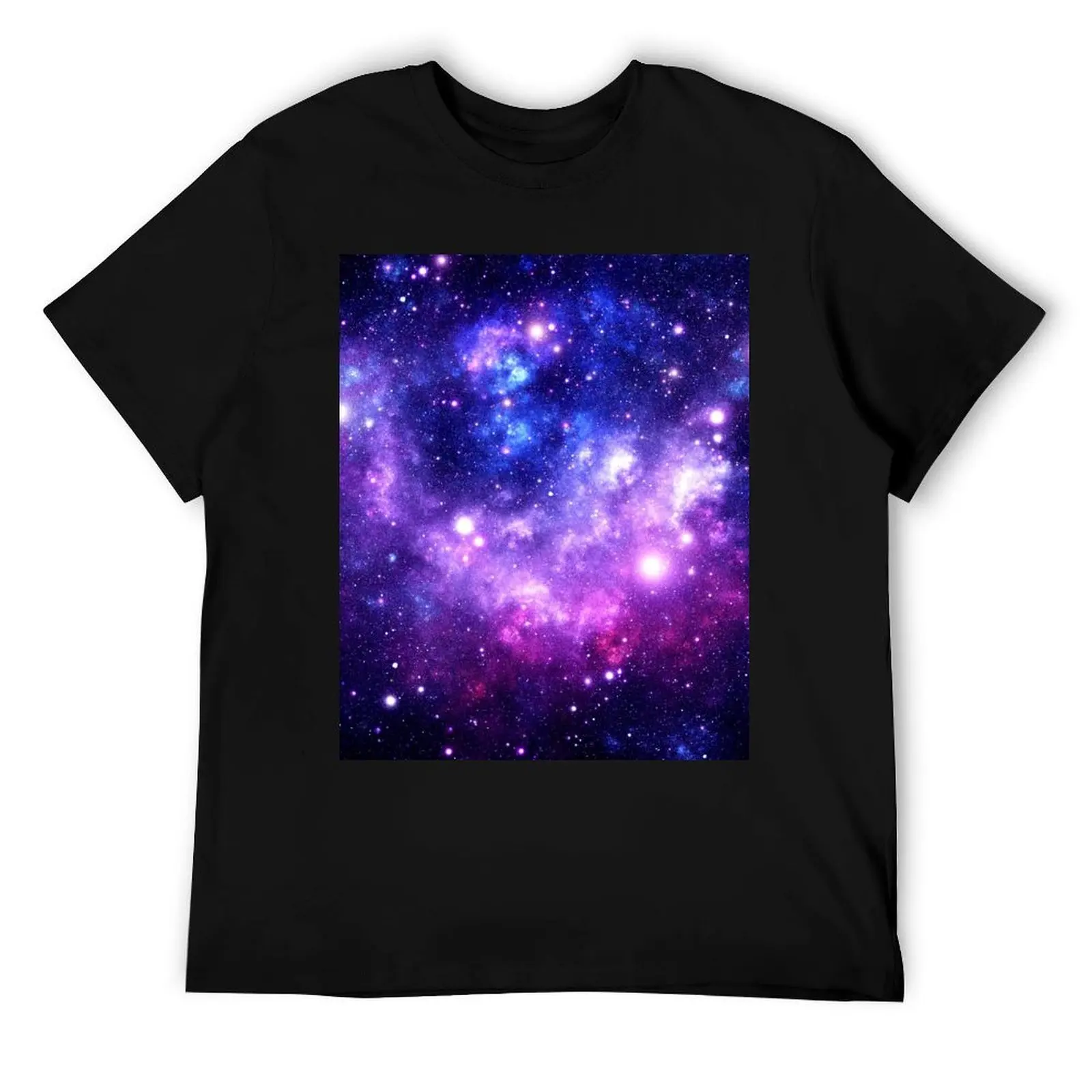 

Purple Blue Galaxy Nebula T-Shirt cotton t shirts man 100% cotton t shirt man T-Shirt