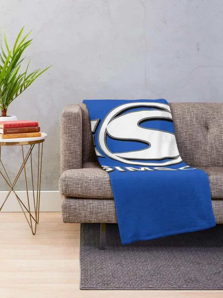 Simson Logo 3D Spezial (white) Throw Blanket Custom Soft Plaid Blankets